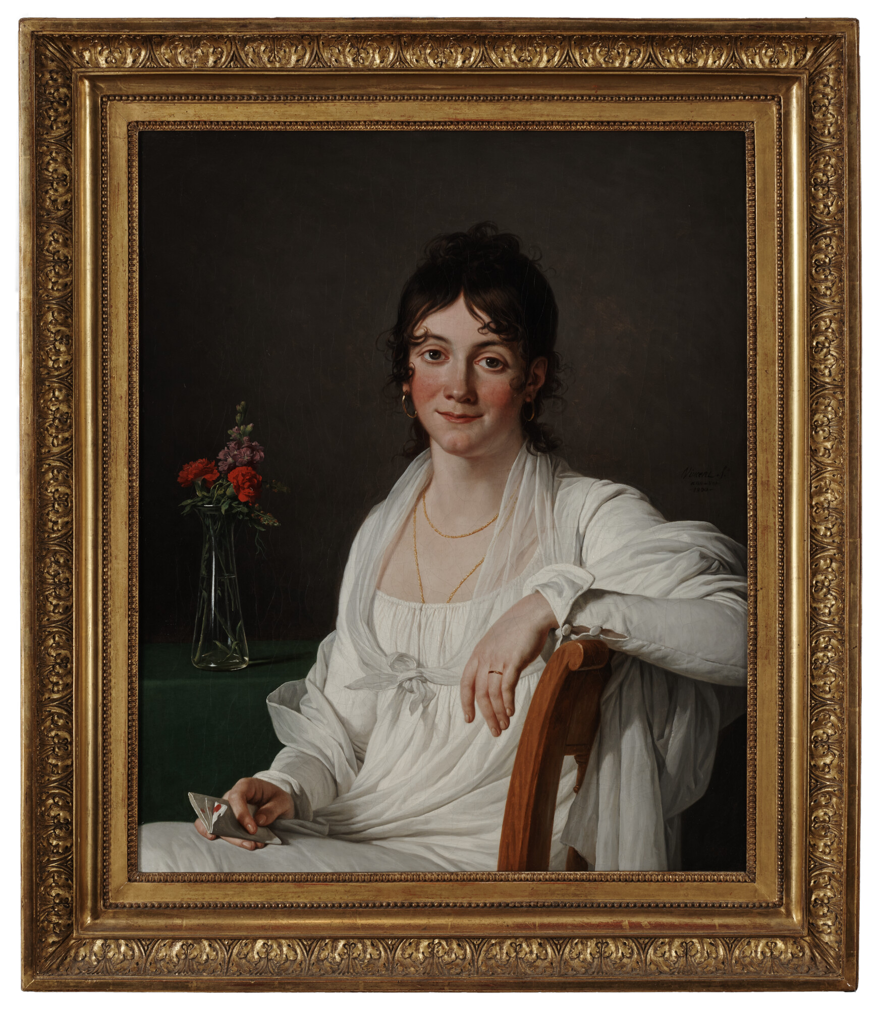 Portrait of a Woman (Ange Lucie Scholastique Anceaume?) Slider Image 2